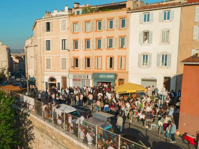 Vue du ciel le Repaire 1 rue d'Endoume Marseille